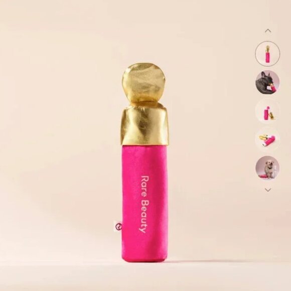 NWT Rare Beauty  by Selena Gomez Soft Pooch Blush Dog Toy - Picture 3 of 8